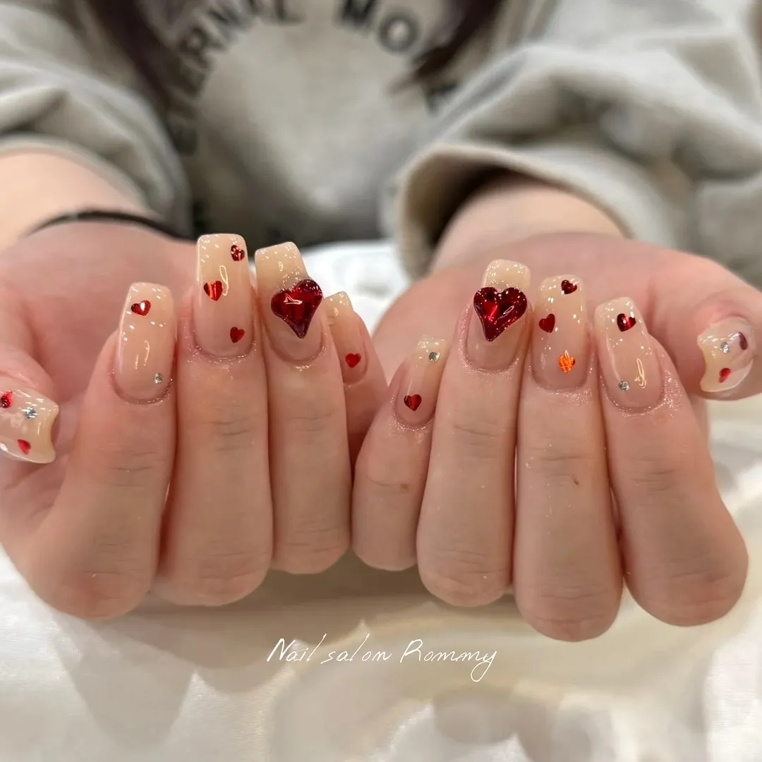 Valentine nail♡