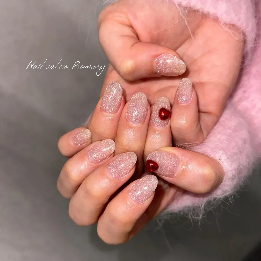 Valentine nail♡