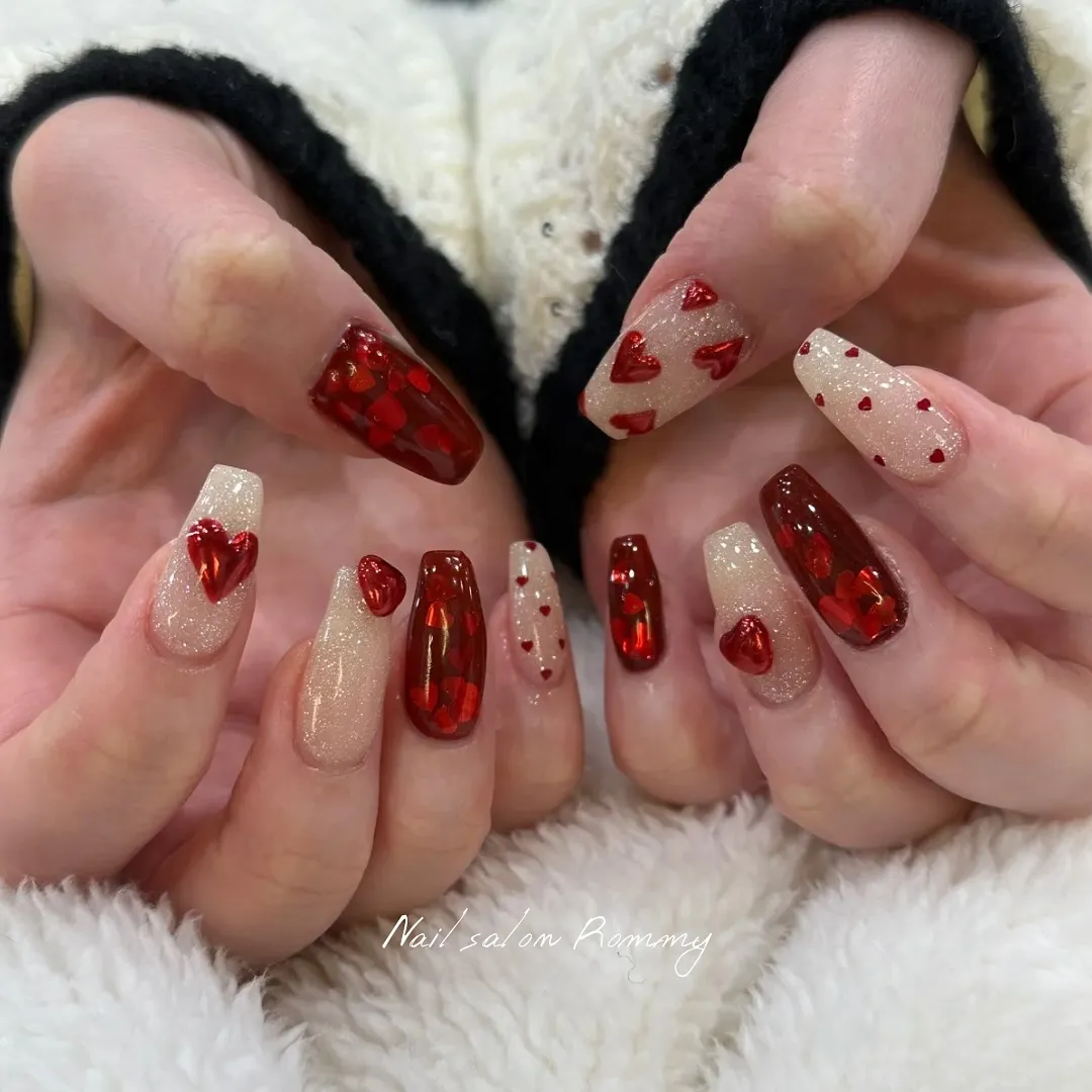 Valentine nail♡