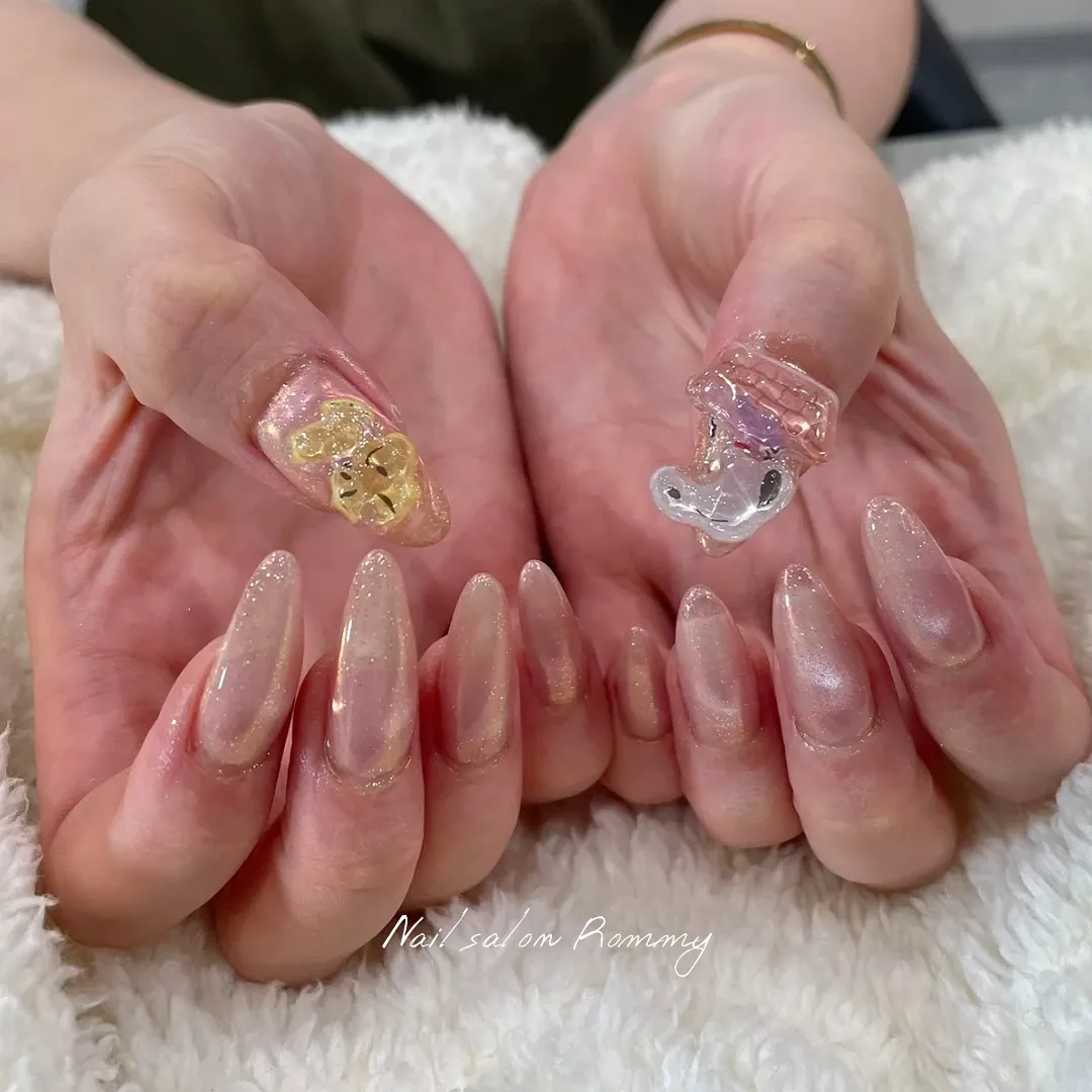 Rommyで流行りのBONBON DROP nail🩷🩷