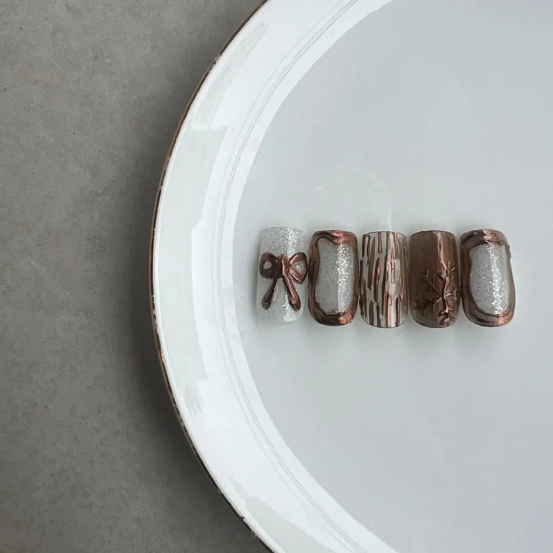 Christmas brown design🤎🎄